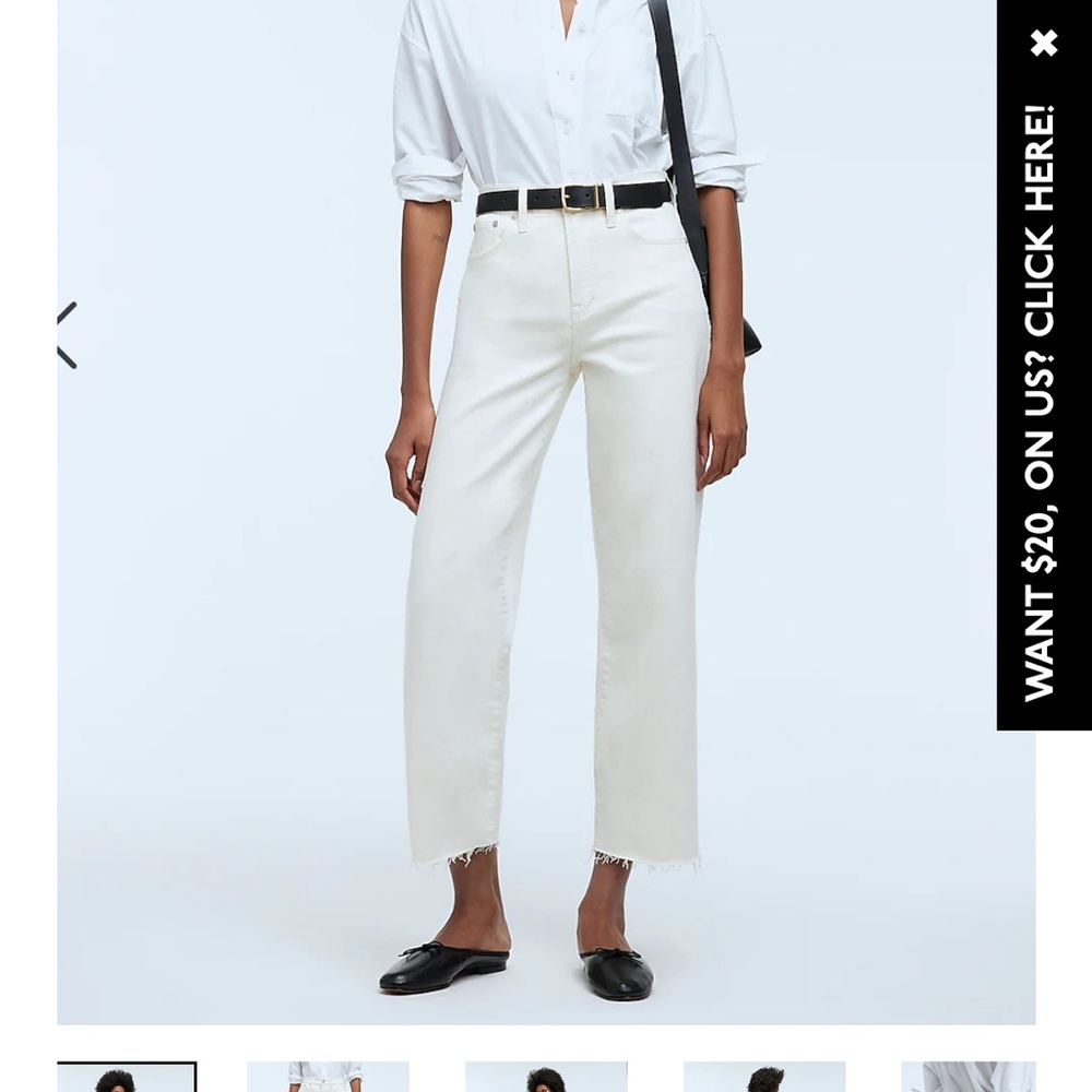 Madewell Perfect Vintage Wide Leg Crop